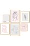ALAYRA Pink and Grey Room Decor Aesthetic Pictures - Light Pink Bathroom Wall Decor, Large Pink Gray Bedroom Posters, Cute Girly Blush Pink Art Prints for Teen Girls Dorm30X40 CM