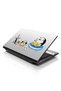 ALAYRA Laptop 17-17.3" Skin Cover with Colorful Penguins Pattern for HP Dell Lenovo Apple Asus