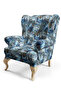 Mosaic Patterned Digital Printed Upholstery Fabric. Soft Keyed Cotton Lined Non-Stretch Fabric - 4