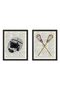ALAYRA Poster Master 2-Piece Lacrosse Print - Sports Poster - Game, Stick & Helmet Art - Contact Team Sport Wall Design - Dictionary Art - Great Gym or Office Decor - UNFRAMED20X25 CM