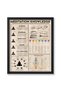 ALAYRA Poster Master Meditation Knowledge Poster - Chakra Poses Chart Print - Infographic Art - Yoga Art - Meditation Art - Educational Art - Typography Art - Yoga Studio Wall20.3X25.4 CM