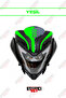 Pulsar Ns 125 Windshield Ns 125 Head Sticker Decal (Foil Cut)