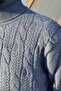 Men'S, Old Money Culture, Full Turtleneck, Wool, Regular Fit, Hi-Quality Sweater 25Pltk22 - 5