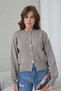 Women's Crew Neck Button Detailed Knitwear Cardigan - 7