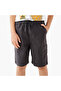 Solid Cargo Shorts with Drawstring Closure