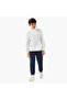 Solid High Neck Sweatshirt with Zip Closure - 2