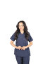 D/114 Unisex Doctor Nurse Student Thermocotton Fabric Scrubs Set - 2