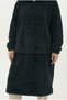 Mbey Wellsoft Wearable Blanket with Hood - Unisex Warm Tv Blanket 1 Piece - One Size - 4