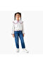 Solid Peter Pan Collar Sweatshirt with Long Sleeves - 2