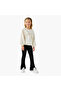Bow Accent Sweatshirt with Long Sleeves - 2