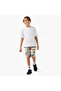 Printed Shorts with Drawstring Closure and Pockets - 2