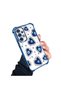 Samsung Galaxy A32 Compatible Transparent Silicone Flutter Protective Case Evil Eye Pattern - 3