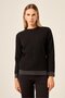 Women's Stone Detailed Blouse Black 20845 - 2