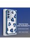 Samsung Galaxy A24 Compatible Transparent Silicone Flutter Protective Case Evil Eye Pattern - 4