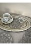 Set of 6 Stylish Coffee Side Presentation Guipure Tulle Napkins - 3
