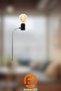 White Metal Sconce with Fuzz E27 Wall Lamp 40X15X15 cm Bedroom and Living Room - 2