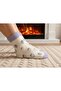 2 Pairs of Purple Strawberry Detailed Plush Socks - 2