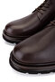 Men's Genuine Leather Brown Casual Shoes - 4