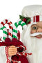 Christmas Realistic Figure Santa Claus Confectioner 45cm - 5