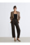 Carrot Fit Women's Pleated Pants