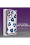 Xiaomi Redmi Note 10 Pro Compatible Transparent Silicone Flutter Protective Case Evil Eye Pattern - 5