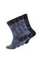 Cotton Socks, 43-46, Sailor Pattern, 4-Piece, Soft