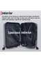 Hard Shell Lightweight ABS 24 Inch (20-25kg) Luggage, Combination Lock Suitcase - 3
