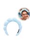 Blue Color Spa Hair Band Towel Crown - 4