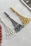 Collectible Value Oxidized Silver Handmade Trabzon Kazaziyesi Shams Knot Quadruple Prayer Beads Tassel - 6
