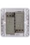 Lisse 2-Gang Universal 100W LED Dimmer, White - 4