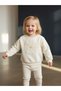 Baby Girl Cotton Floral Detailed Sweatshirt