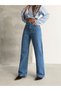 Blue Full-Fit High Waist Loose Legs - 8