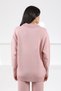 Pink Long Sleeve Relaxed Fit Polo Neck Cashmere Women's Knitwear Sweater - 6