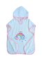 Rainbow Embroidered Baby Bath Towel Pareo 100% Cotton Piece Poncho with Hood – Soft Water Absorbent Gift - 5