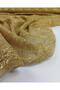 Lace Fabric in Milky Coffee Gold Colors (Width 140 cm X Length 230 cm)