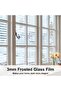 Frosted Window Film Static Cling Privacy UV Heat Control 40x100cm - 4