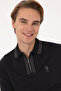 Men's Comfort Fit Half-Zip Black Sweatshirt 50308927-Vr046 - 2