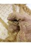 Lace Fabric in Milky Coffee Gold Colors (Width 140 cm X Length 230 cm) - 5