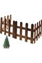 Wooden Interlocking Garden Plant Borders Picket Fence (40x160cm)