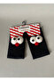 1 Pair of Colorful Socks with Googly Eyes Cotton Fun Socks - 5