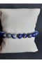 Lapis Lazuli Natural Stone Prayer Beads and Bracelet Set with Stylish Design Will Be Sent in a Box - 3