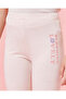 Girls Pink Ice-cream Placement Print Leggings - 4