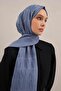 Lyocell Shawl - Match Pattern - Aly3-26 - Indigo - 2