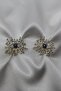 Vip steel colorful zircon stone eye light model earrings - 2