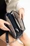 Soft Striped Leather Very Useful 3 Compartment Shoulder and Crossbody Bag - 2