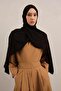 Lyocell Shawl - Match Pattern - Aly3-01 - Black - 2