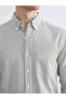 Regular Fit Long Sleeve Striped Men's Shirt - 3