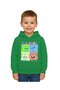 Unisex Teddy Bear Bear Printed Children's Swaetshirt Hooded 3 Thread Raster - 2