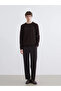 Southblue brown crew neck men's knit sweater