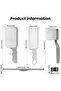 4-Piece Hair Cutting Comb Set Curved Cutting Alignment Elastic Quality Shaving Set Measured Hairdresser Set - 6